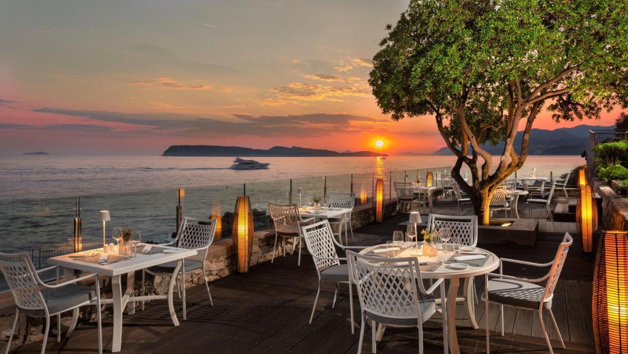 Royal Blue Hotel Dubrovnik Luaran gambar Sunset at the restaurant